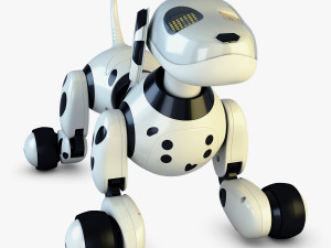 zoomer robot dog dalmatian 3D मॉडल
