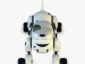 zoomer robot dog dalmatian 3D मॉडल