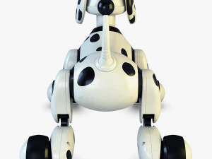 zoomer robot dog dalmatian 3D Model