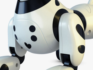 zoomer robot dog dalmatian 3D मॉडल