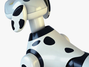 zoomer robot dog dalmatian 3D मॉडल