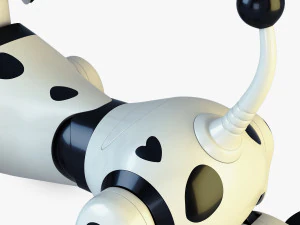 zoomer robot dog dalmatian 3D Model
