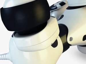 zoomer robot dog dalmatian 3D Model