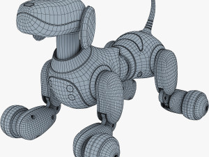zoomer robot dog dalmatian 3D मॉडल