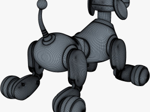 zoomer robot dog dalmatian 3D मॉडल