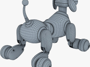 zoomer robot dog dalmatian 3D मॉडल