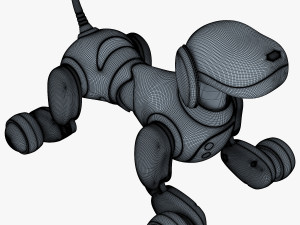 zoomer robot dog dalmatian 3D मॉडल