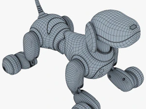 zoomer robot dog dalmatian 3D Model