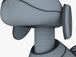 zoomer robot dog dalmatian 3D Model