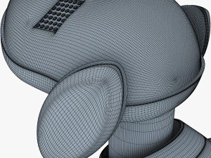 zoomer robot dog dalmatian 3D Model