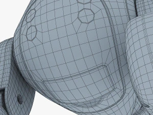 zoomer robot dog dalmatian 3D Model