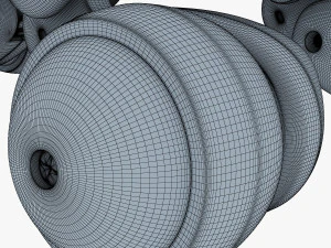 zoomer robot dog dalmatian 3D Model