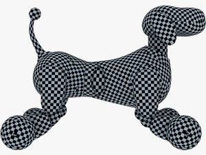 zoomer robot dog dalmatian 3D Model