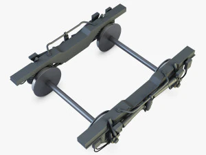 high speed train chassis v 1 3D Model