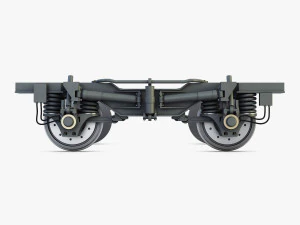 high speed train chassis v 1 3D Model