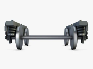 high speed train chassis v 1 3D Model