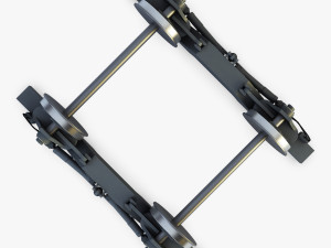 high speed train chassis v 1 3Dモデル