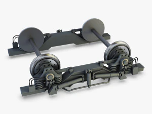 high speed train chassis v 1 3D Model