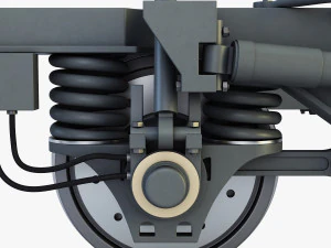 high speed train chassis v 1 3D Model