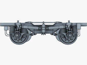 high speed train chassis v 1 3D Model