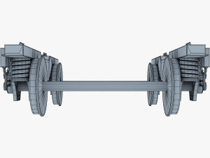 high speed train chassis v 1 3Dモデル
