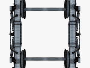 high speed train chassis v 1 3Dモデル