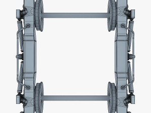 high speed train chassis v 1 3Dモデル