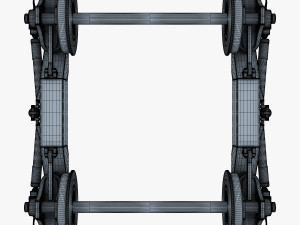 high speed train chassis v 1 3Dモデル