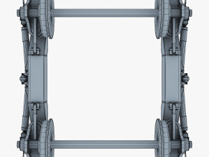 high speed train chassis v 1 3Dモデル