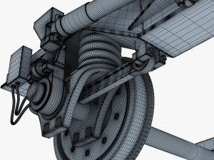 high speed train chassis v 1 3Dモデル