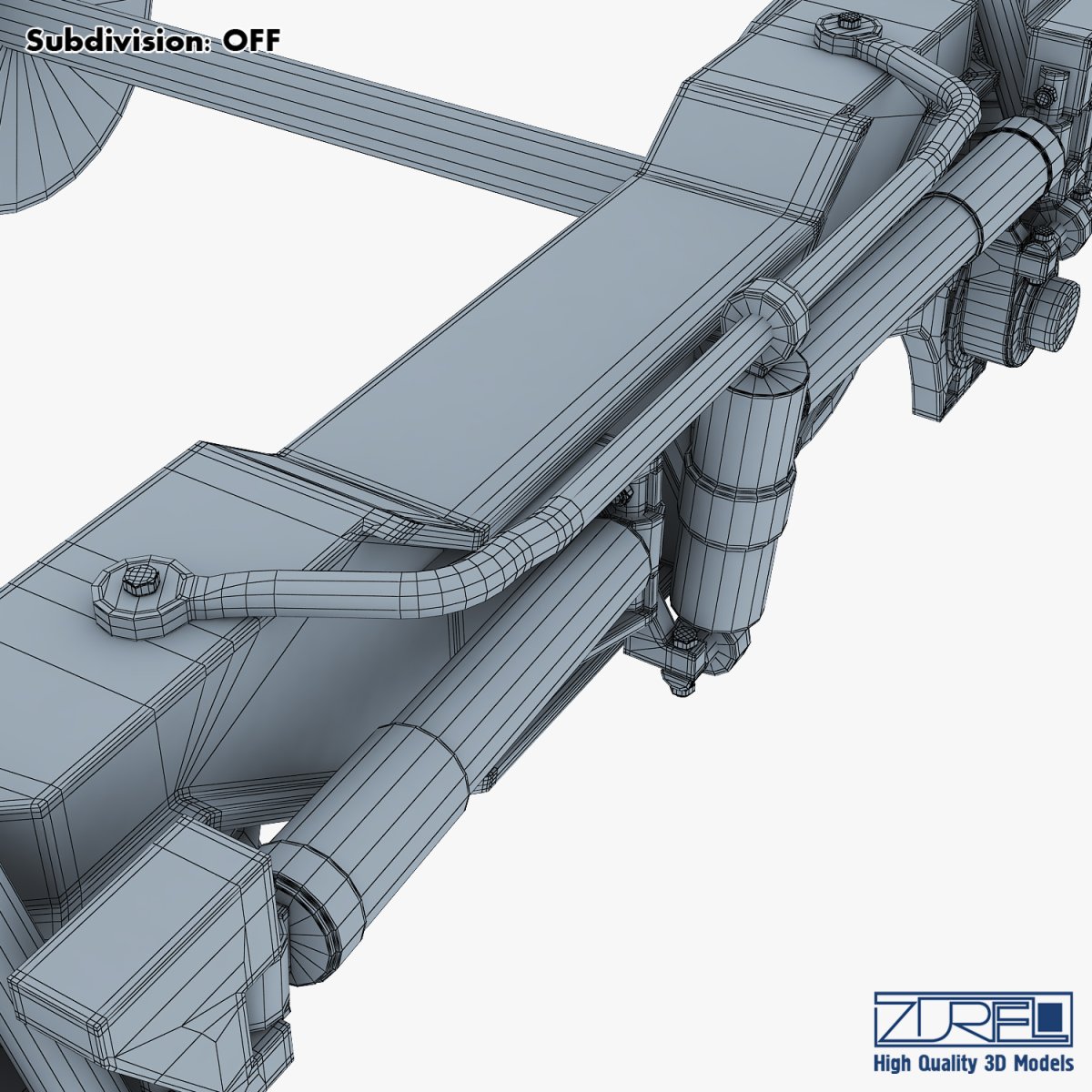 High Speed Train Chassis V 1 3D Модель In Поезд 3DExport