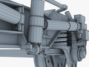 high speed train chassis v 1 3Dモデル