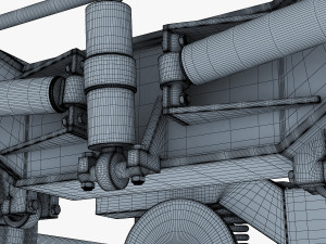 high speed train chassis v 1 3Dモデル