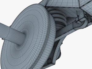 high speed train chassis v 1 3D Model