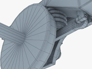 high speed train chassis v 1 3D Model