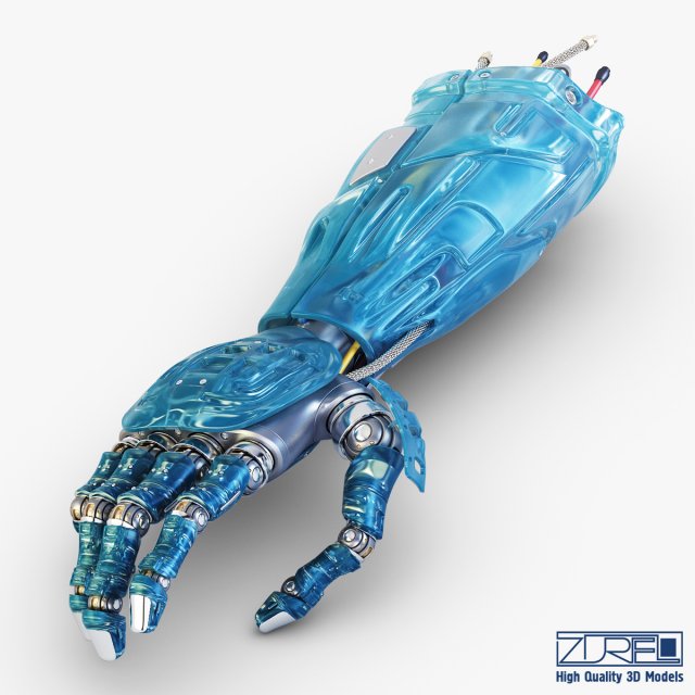 bio robotic hand v 1 Modèle 3D .c4d .max .obj .3ds .fbx .stl .blend 