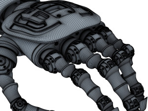 bio robotic hand v 1 Modèle 3D