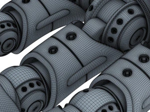 bio robotic hand v 1 3D Model