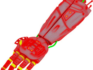bio robotic hand v 1 3D Model