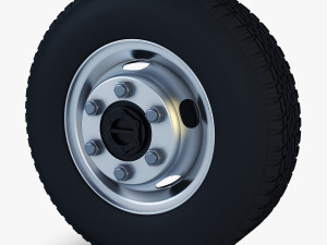 truck wheel v 1 3D Model