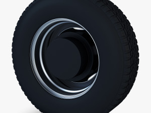 truck wheel v 1 3D Model