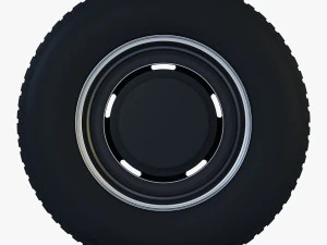 truck wheel v 1 3D Model