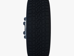 truck wheel v 1 3D Model