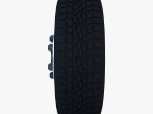 truck wheel v 1 3D Model