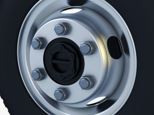 truck wheel v 1 3D Model