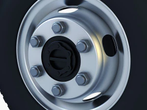 truck wheel v 1 3D Model