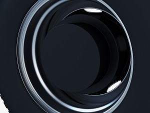 truck wheel v 1 3D Model