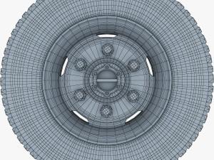 truck wheel v 1 3D Model
