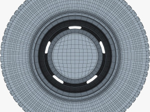 truck wheel v 1 3D Model