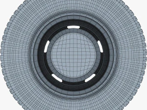 truck wheel v 1 3D Model